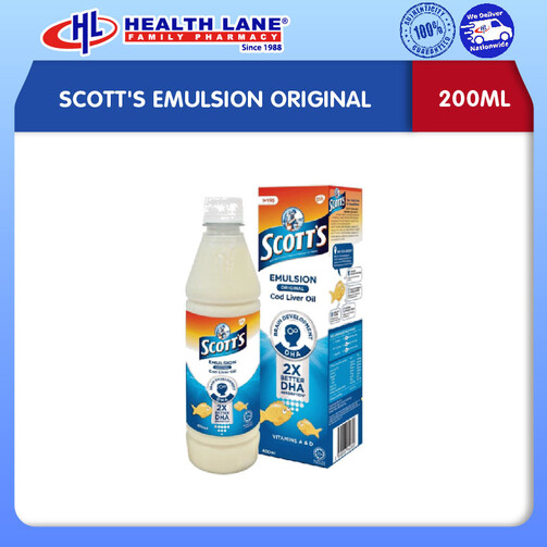 SCOTT'S EMULSION ORIGINAL 200ML